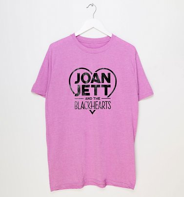Pink Joan Jett and The Blackhearts Oversized Tyler T-Shirt from Daisy Street