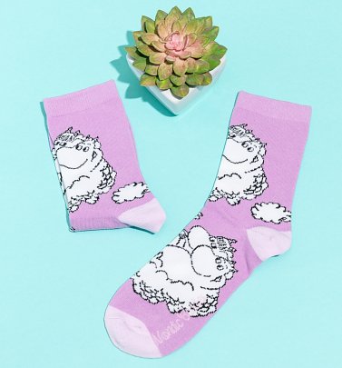 Pink Moomin Clouds Socks Pink Moomin Clouds Socks