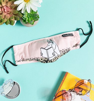 Pink Moomin Snorkmaiden Reading Face Mask Pink Moomin Snorkmaiden Reading Face Mask