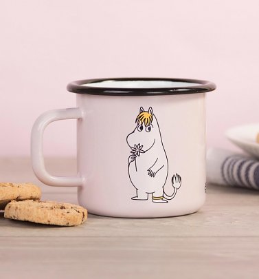 Pink Moomins Snorkmaiden Enamel Mug by Muurla Pink Moomins Snorkmaiden Enamel Mug by Muurla