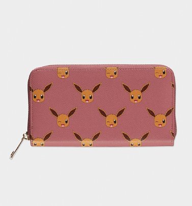 Pink Pokemon Eevee All Over Print Wallet from Difuzed Pink Pokemon Eevee All Over Print Wallet from Difuzed