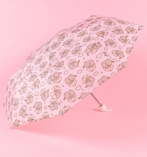 Pink Telescopic Pusheen Umbrella Pink Telescopic Pusheen Umbrella