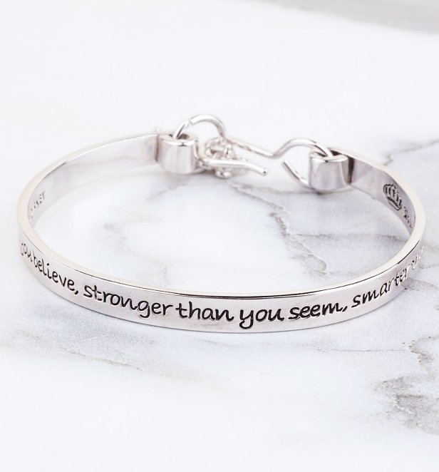 Platinum Plated Braver Than You Believe Winnie The Pooh Bangle from ...