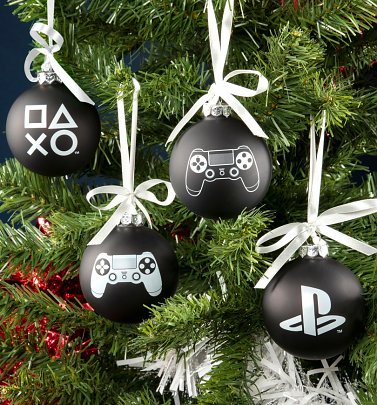 PlayStation Glass Christmas Bauble Decorations PlayStation Glass Christmas Bauble Decorations