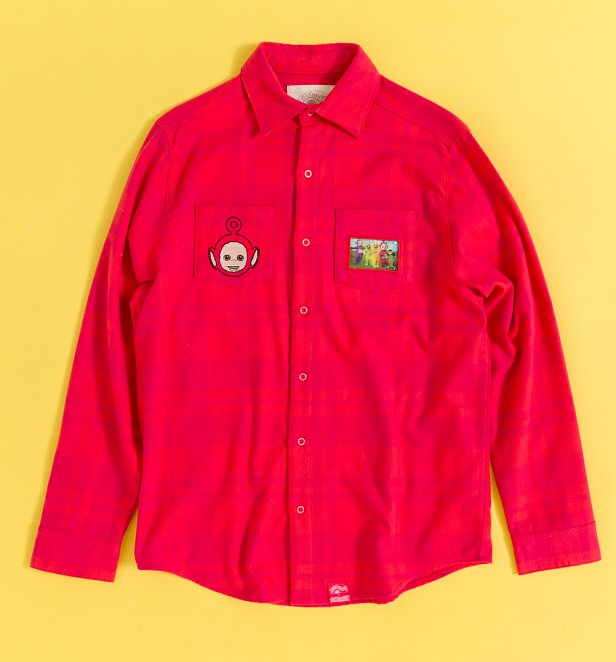 Teletubbies Po Flannel Shirt from Cakeworthy Teletubbies Po Flannel Shirt from Cakeworthy