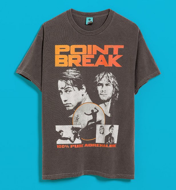 Point Break Inspired Vintage Wash Charcoal T-Shirt Point Break Inspired Vintage Wash Charcoal T-Shirt