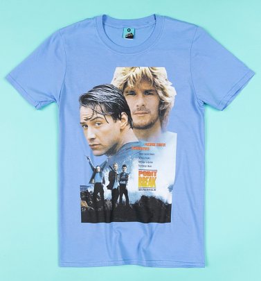 Point Break Movie Poster Blue T-Shirt Point Break Movie Poster Blue T-Shirt