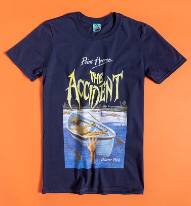 Point Horror The Accident Navy T-Shirt Point Horror The Accident Navy T-Shirt