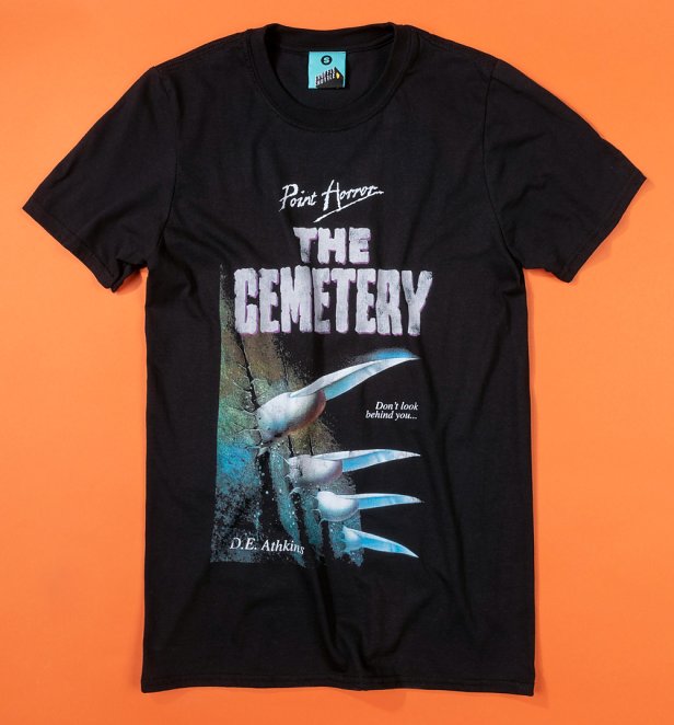 Point Horror The Cemetery Black T-Shirt Point Horror The Cemetery Black T-Shirt