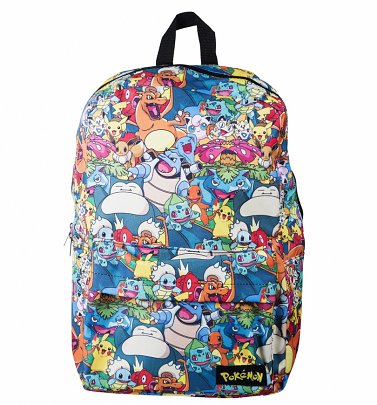 Pokemon Characters All Over Print Backpack Pokemon Characters All Over Print Backpack