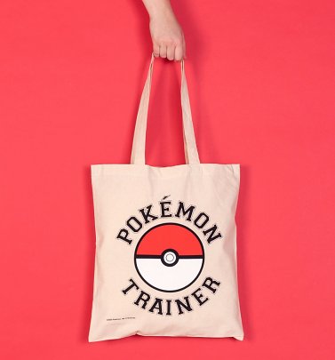 Pokemon Trainer Canvas Tote Bag Pokemon Trainer Canvas Tote Bag