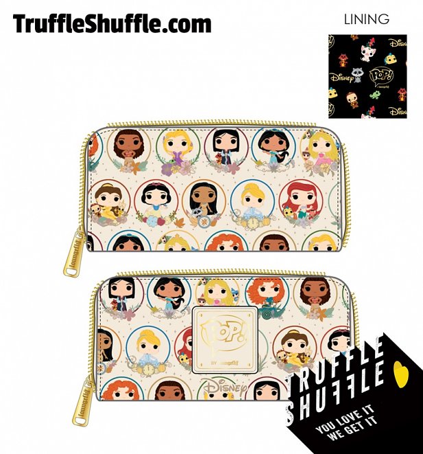 Pop by Loungefly Disney Princess Circles Zip Around Wallet Pop by Loungefly Disney Princess Circles Zip Around Wallet
