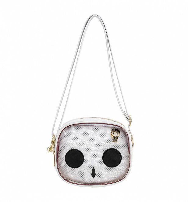Pop by Loungefly Harry Potter Hedwig Pin Trader Crossbody Bag Pop by Loungefly Harry Potter Hedwig Pin Trader Crossbody Bag