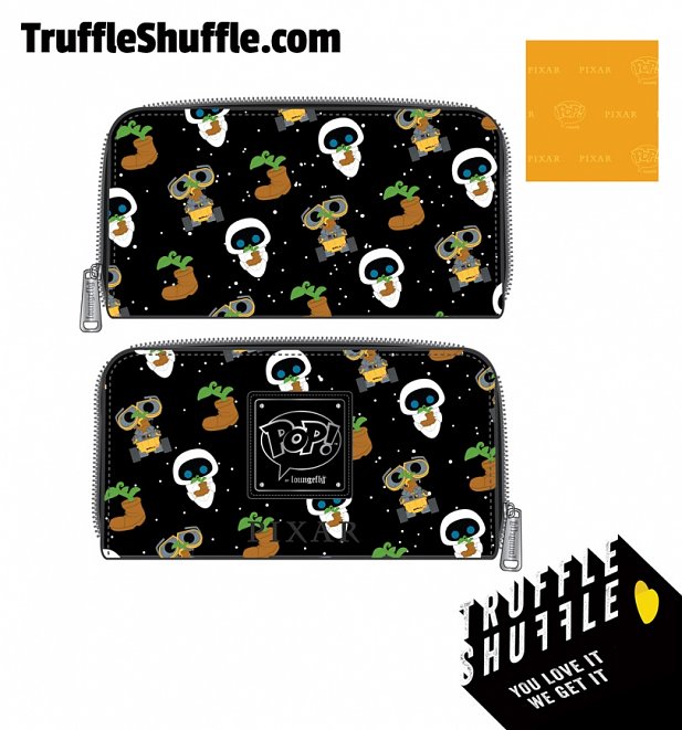 Pop by Loungefly Pixar Earth Day WALL-E All Over Print Zip Around Wallet Pop by Loungefly Pixar Earth Day WALL-E All Over Print Zip Around Wallet