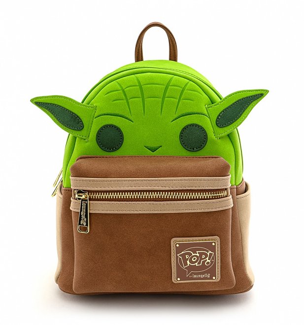 Pop by Loungefly Star Wars Yoda Cosplay Mini Backpack Pop by Loungefly Star Wars Yoda Cosplay Mini Backpack