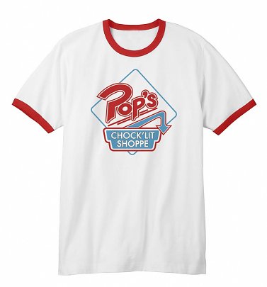 Riverdale Pop's Retro Diner Logo Ringer T-Shirt Riverdale Pop's Retro Diner Logo Ringer T-Shirt