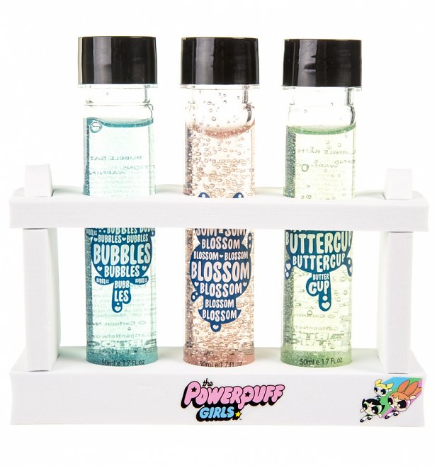 Powerpuff Girls Glitter Bubble Bath Test Tube Set Powerpuff Girls Glitter Bubble Bath Test Tube Set