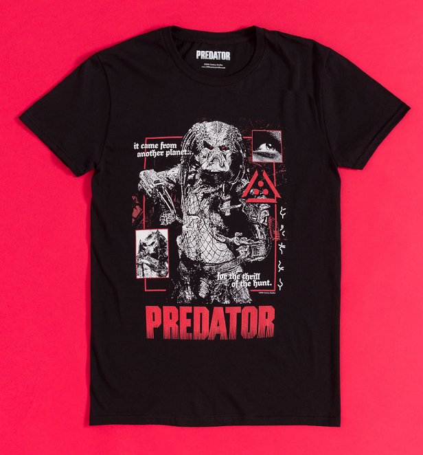 Predator It Came From Another Planet Black T-Shirt