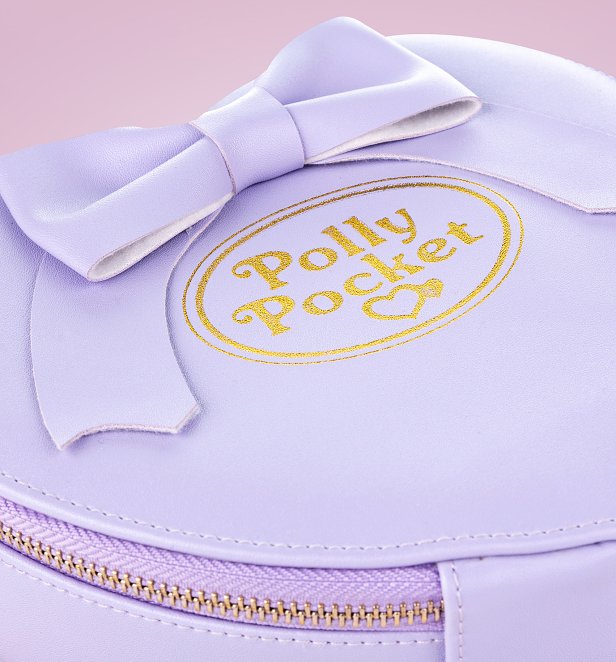 Purple Polly Pocket Heart and Bow Cross Body Bag Purple Polly Pocket Heart and Bow Cross Body Bag