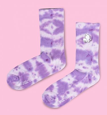 Purple Tie Dye Moomin Socks