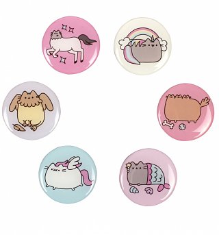 Pusheen Circular Fridge Magnets Pusheen Circular Fridge Magnets