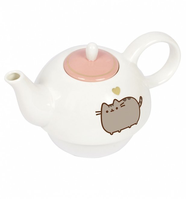Pusheen Gold Leaf Tea For One Set Pusheen Gold Leaf Tea For One Set