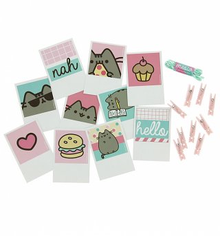 Pusheen Hanging Photo Clips Pusheen Hanging Photo Clips