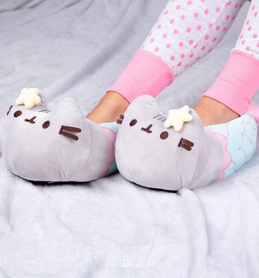 Pusheen Mermaid 3D Slippers Pusheen Mermaid 3D Slippers