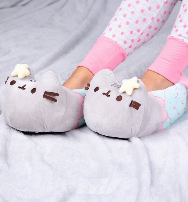 Pusheen Mermaid 3D Slippers