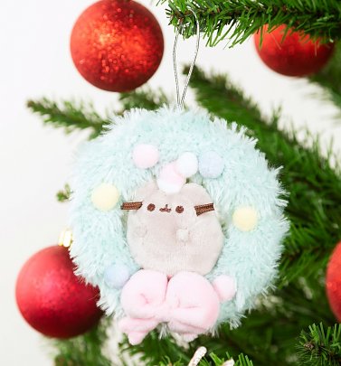 Pusheen Wreath Christmas Ornament Pusheen Wreath Christmas Ornament