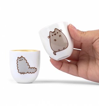 Pusheen and Stormy Set of 2 Egg Cups Pusheen and Stormy Set of 2 Egg Cups