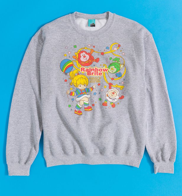 Rainbow Brite Birthday Party Grey Sweater Rainbow Brite Birthday Party Grey Sweater
