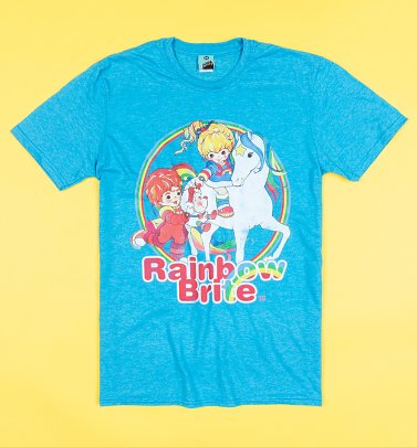 Rainbow Brite Blue Marl T-Shirt Rainbow Brite Blue Marl T-Shirt