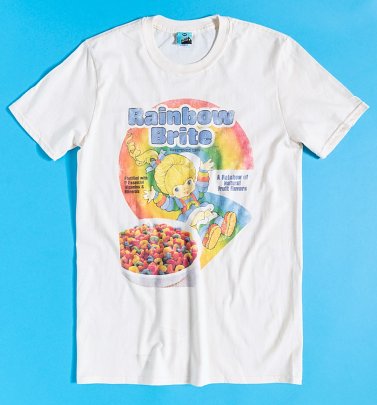 Rainbow Brite Cereal Ecru T-Shirt Rainbow Brite Cereal Ecru T-Shirt