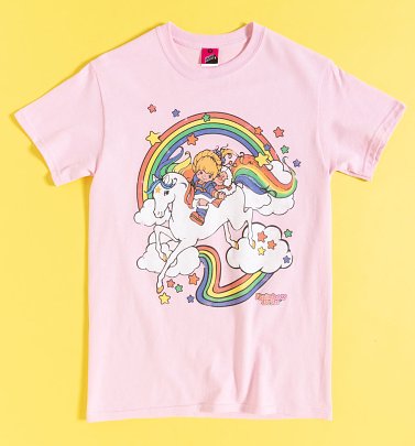 Rainbow Brite Clouds Pink T-Shirt