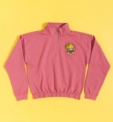Rainbow Brite Heart Quarter Zip Sweatshirt Rainbow Brite Heart Quarter Zip Sweatshirt