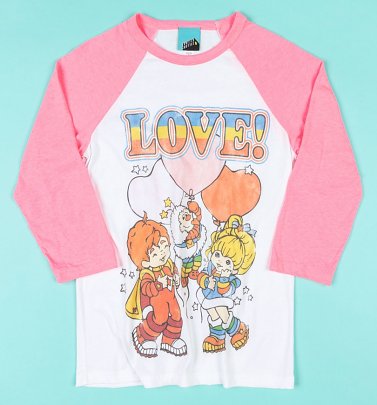 Rainbow Brite Love Organic Baseball Shirt Rainbow Brite Love Organic Baseball Shirt