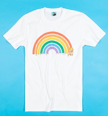 Rainbow Brite Rainbow White T-Shirt Rainbow Brite Rainbow White T-Shirt