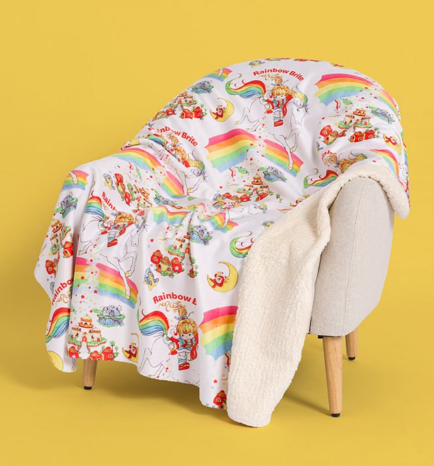 Rainbow Brite Retro Fleece Throw Rainbow Brite Retro Fleece Throw