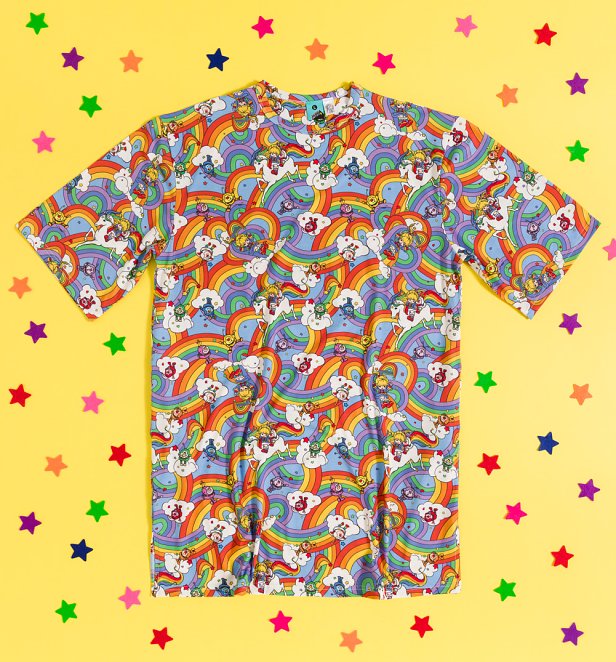 Rainbow Brite Rainbows All Over Print T Shirt Dress