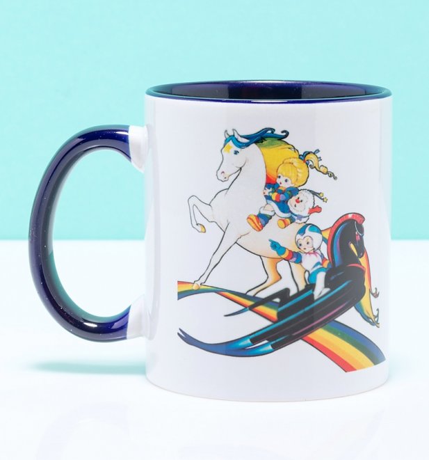 Rainbow Brite Star Stealer Quote Blue Handled Mug Rainbow Brite Star Stealer Quote Blue Handled Mug