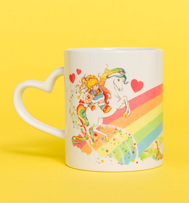 Rainbow Brite Take Me To Rainbow Land Heart Handle Mug
