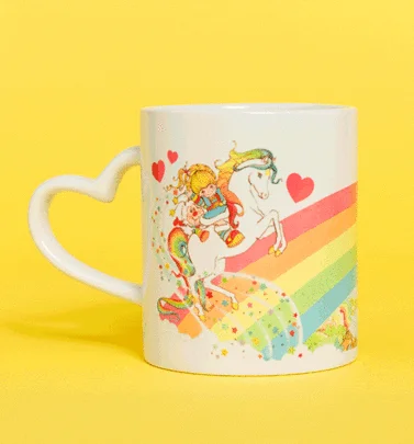Rainbow Brite Take Me To Rainbow Land Heart Handle Mug