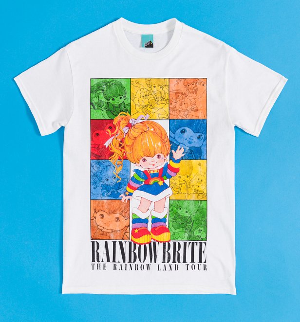 Rainbow Brite The Rainbow Land Tour White T-Shirt Rainbow Brite The Rainbow Land Tour White T-Shirt