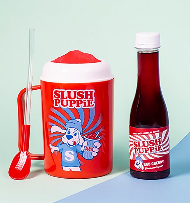 Red Cherry Slush Puppie Making Cup and Syrup Set Red Cherry Slush Puppie Making Cup and Syrup Set
