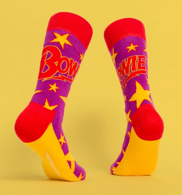 David Bowie Stars Red Socks David Bowie Stars Red Socks