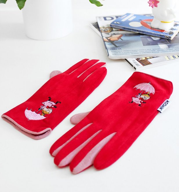 Red Little My Moomin Gloves from House of Disaster Red Little My Moomin Gloves from House of Disaster