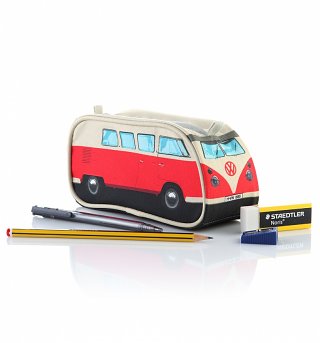 Red VW Campervan Pencil Case Red VW Campervan Pencil Case