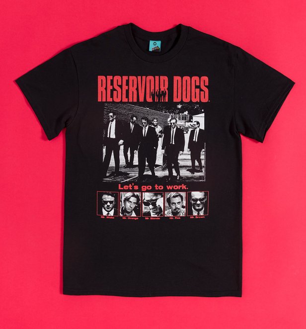 Reservoir Dogs Let's Go To Work Black T-Shirt