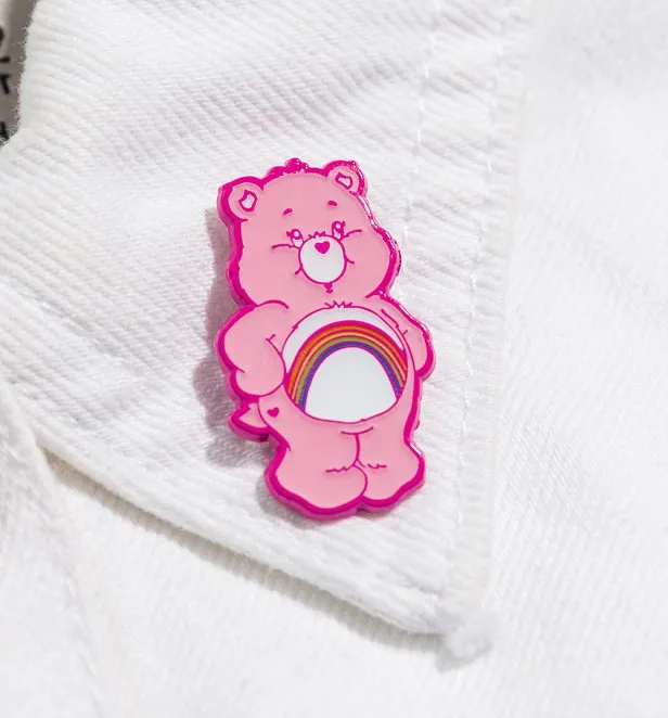 Retro Care Bears Cheer Bear Pin Badge